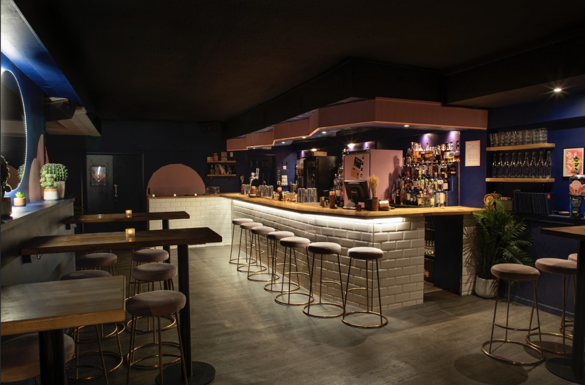 The bar at Mother Mercy on Cloth Market